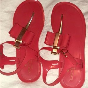 kate spade Shoes - Hot Pink Kate Spade Bow Sandals kate spade Shoes - Hot Pink Kate Spade Bow Sandals